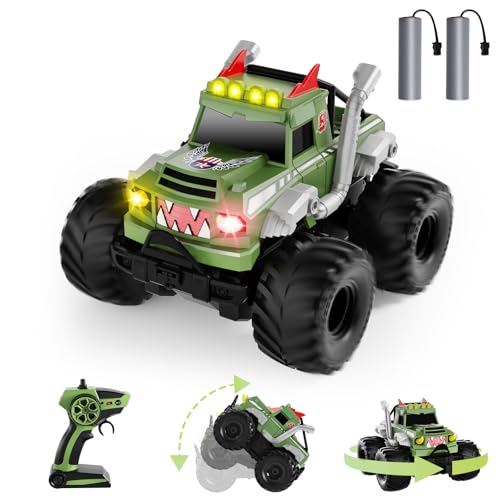 2,4 GHz Amphibisches Ferngesteuertes Auto, 4WD Monstertruck Ferngesteuertes Auto, 360° Drift RC Auto Offroad, Amphibienfahrzeug All Terrain Spielzeug für Kinder ab 4 5 6 7 8 9 10 11 12 Jahren(Grün) 2,4 GHz Amphibisches Ferngesteuertes Auto, 4WD Monstertruck Ferngesteuertes Auto, 360° Drift RC Auto Offroad, Amphibienfahrzeug All Terrain Spielzeug für Kinder ab 4 5 6 7 8 9 10 11 12 Jahren(Grün) von Nitigo