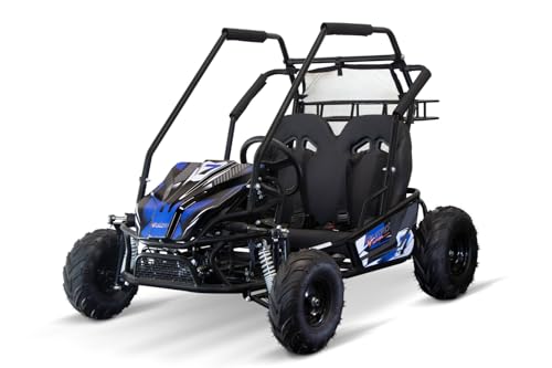 NITRO MOTORS Gokart 212cc Automatik midi Kinder Buggy Forest PRM, Farbe:Blau von Nitro Motors