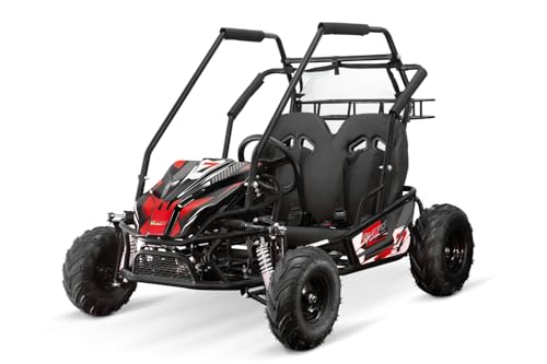 NITRO MOTORS Gokart 212cc Automatik midi Kinder Buggy Forest PRM, Farbe:Rot von Nitro Motors