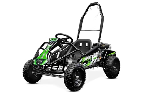 Nitro Motors GoKid Dirty 98cc Pullstart 6 Zoll Offroad Kinderbuggy, Farbe:Grün von Nitro Motors