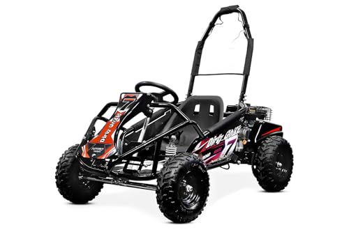 Nitro Motors GoKid Dirty 98cc Pullstart 6 Zoll Offroad Kinderbuggy, Farbe:Rot von Nitro Motors