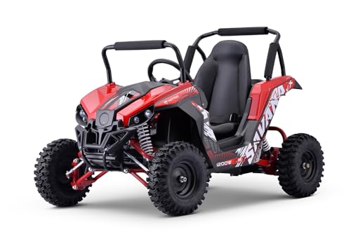 Nitro Motors Kinder E-UTV 1200W 48V Savana VX Sport 2, Farbe:Rot von Nitro Motors