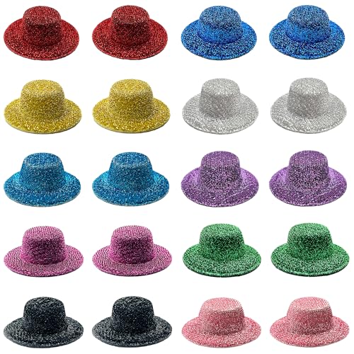 Niuhong 20 Pcs Formelle Mini-Hüte Handwerk Zylinderhut Klein Top Weinflache Mützen Set Miniatur Zylinder Magier Hüte Schneemann Niedliche Kleiner Hut DIY Minihüte Weihnachts Festivaldekoration (C) Niuhong 20 Pcs Formelle Mini-Hüte Handwerk Zylinderhut Klein Top Weinflache Mützen Set Miniatur Zylinder Magier Hüte Schneemann Niedliche Kleiner Hut DIY Minihüte Weihnachts Festivaldekoration (C) von Niuhong