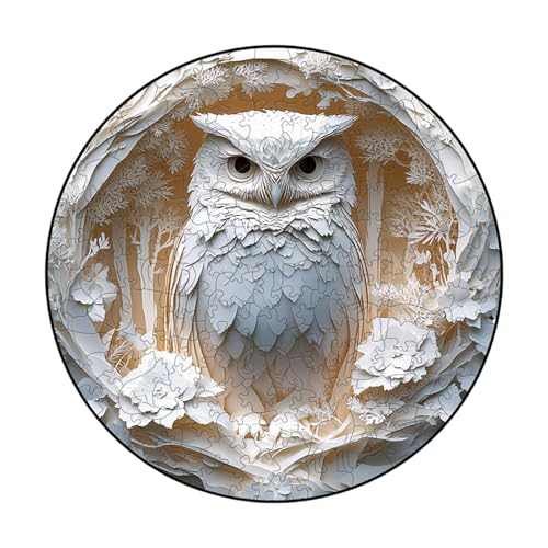 3D-Puzzle, 3D-Puzzles für Erwachsene | 3D-Puzzle für Erwachsene mit 150 Teilen Eulen aus Holz, Vogelpuzzle, schwierige Puzzles für Erwachsene 3D-Puzzle, 3D-Puzzles für Erwachsene | 3D-Puzzle für Erwachsene mit 150 Teilen Eulen aus Holz, Vogelpuzzle, schwierige Puzzles für Erwachsene von Nixiara