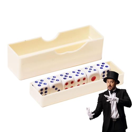 Dice Magic Trick – Magic Tricks Magic Kits Accessories Set Dice | Kleine Würfel, magisches Zubehör in Nahaufnahme, Zauberturm-Box Dice Magic Trick – Magic Tricks Magic Kits Accessories Set Dice | Kleine Würfel, magisches Zubehör in Nahaufnahme, Zauberturm-Box von Nixiara
