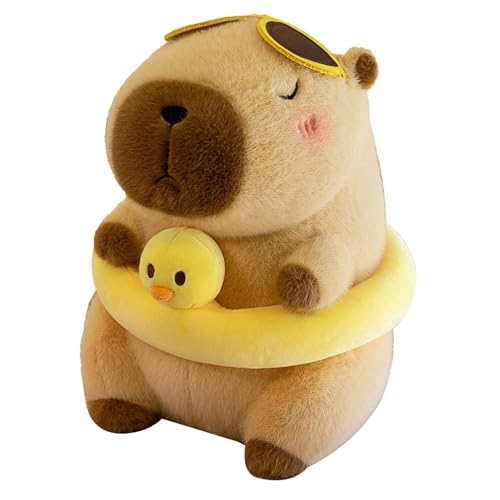 Nixiara Capybara Plush Toy – Tierspielzeug, Plüschtier Capybara | Capybara aus Plüsch, realistisches weiches Helmspielzeug, Kuscheltier für Sofa Nixiara Capybara Plush Toy – Tierspielzeug, Plüschtier Capybara | Capybara aus Plüsch, realistisches weiches Helmspielzeug, Kuscheltier für Sofa von Nixiara