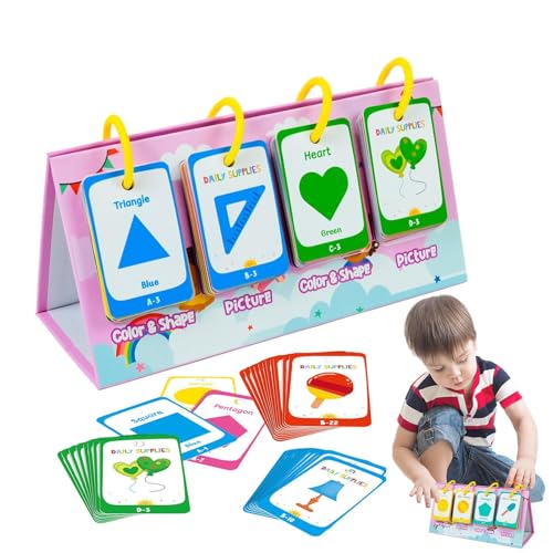 Nixiara Flash-Karten zum Lernen der Kleinen, Erlernen der Farben, Flash-Karten, 96 x farbige Flash-Karten in Form für Kleinkinder | doppelseitiges Lernspiel Nixiara Flash-Karten zum Lernen der Kleinen, Erlernen der Farben, Flash-Karten, 96 x farbige Flash-Karten in Form für Kleinkinder | doppelseitiges Lernspiel von Nixiara