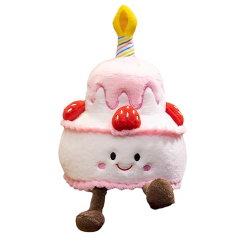 Nixiara Geburtstagstorte Singen - Musical Plush Toy Für Kinder, Weiche Kuchenförmige Puppe, Entzückende Kleine, Gefüllte Dekoration | Spielt Happy Song, Fun Gift Für Mädchen Kinder, Feierparty Nixiara Geburtstagstorte Singen - Musical Plush Toy Für Kinder, Weiche Kuchenförmige Puppe, Entzückende Kleine, Gefüllte Dekoration | Spielt Happy Song, Fun Gift Für Mädchen Kinder, Feierparty von Nixiara