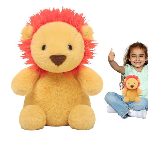 Nixiara Niedlicher Löwe Plüschtier | niedliches Löwe Kopfkissen Kinder – 28 cm Spielzeug Tier aus Plüsch Begleiter Schmusetier für Schlafzimmer Wohnzimmer Haus Geburtstag Weihnachten Nixiara Niedlicher Löwe Plüschtier | niedliches Löwe Kopfkissen Kinder – 28 cm Spielzeug Tier aus Plüsch Begleiter Schmusetier für Schlafzimmer Wohnzimmer Haus Geburtstag Weihnachten von Nixiara