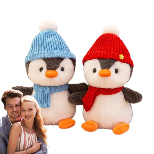 Nixiara Pinguin aus Plüsch, gefüllter Pinguin | Desk Bride Groom Dol Decor Set mit 2 – Flauschige Plüschtiere Pinguin mit Geburtstag für Mädchen für Nixiara Pinguin aus Plüsch, gefüllter Pinguin | Desk Bride Groom Dol Decor Set mit 2 – Flauschige Plüschtiere Pinguin mit Geburtstag für Mädchen für von Nixiara