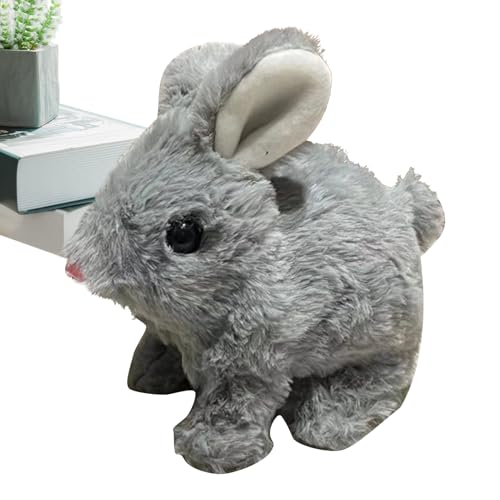 Nixiara Realistisches Kaninchenspielzeug, realistisches Kaninchenspielzeug, Bunny aus Plüsch mit Springen und Geräuschen – Begleiter, lustiges interaktives Tier, elektrisches Tier für Nixiara Realistisches Kaninchenspielzeug, realistisches Kaninchenspielzeug, Bunny aus Plüsch mit Springen und Geräuschen – Begleiter, lustiges interaktives Tier, elektrisches Tier für von Nixiara