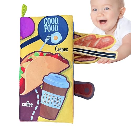 Nixiara Stoffbücher für Babys, weiches Babybuch – sensorische Bücher Tiere – Bücher aus weichem Stoff, interaktives frühes Lernspiel für Kleinkinder Nixiara Stoffbücher für Babys, weiches Babybuch – sensorische Bücher Tiere – Bücher aus weichem Stoff, interaktives frühes Lernspiel für Kleinkinder von Nixiara
