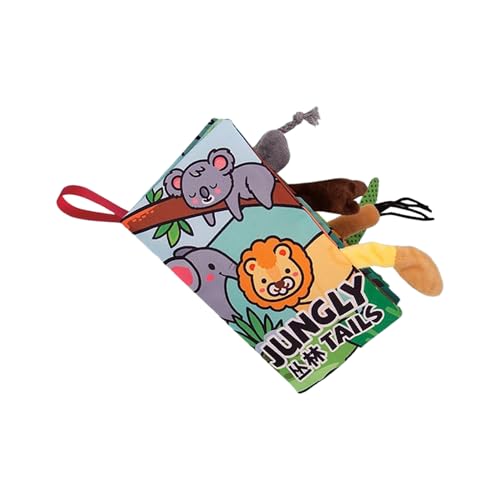 Nixiara Stoffbücher für Babys | sensorisches Buch aus Stoff, Schwanzdesign, Lernspielzeug für Vorschule, für Reisen im Auto, Kinderwagen Nixiara Stoffbücher für Babys | sensorisches Buch aus Stoff, Schwanzdesign, Lernspielzeug für Vorschule, für Reisen im Auto, Kinderwagen von Nixiara
