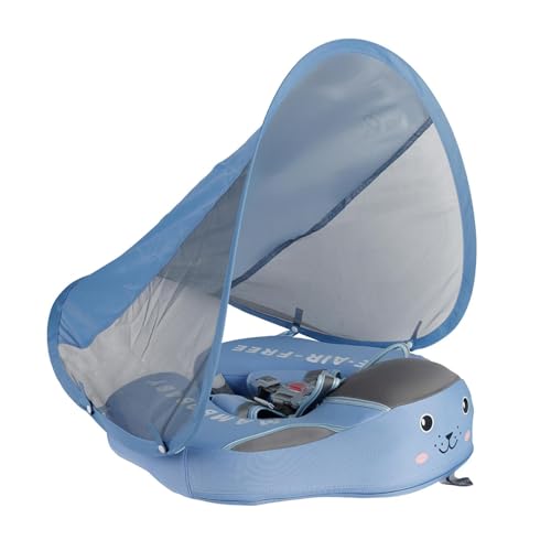 Nixiara Pool Float for Kids - Baldachin Float, Kleinkindschwimmring | UPF 50+ Sonnenschutz Baby Schwimmhilfe Mit Schnalle, Abnehmbarer Schattenabdeckung, Helle Farbwasser Für Säuglingsmädchen Boy Poo Nixiara Pool Float for Kids - Baldachin Float, Kleinkindschwimmring | UPF 50+ Sonnenschutz Baby Schwimmhilfe Mit Schnalle, Abnehmbarer Schattenabdeckung, Helle Farbwasser Für Säuglingsmädchen Boy Poo von Nixiara
