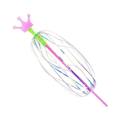 Rainbow Rotating Wand – Twirler Rainbow Stick, Spinner Toy Rainbow | Twirler Magic Twirler Rainbow Bubble Wand Spinner, Spielzeug Interaktive Rotation Stick Wand, Spiele im Freien, Goodie B Tasche von Nixiara