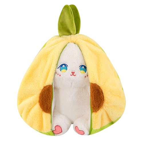 Soft Plüsch Avocado Bunny - Reversible Stoffkissen, Capybara -Spielzeug | Süße Tierbegleiterin Für Kinderzimmerdekor, Kleines Huggable -Spielzeug Für Mädchen , Schlafenszeit Kuschelgeschenk Für Soft Plüsch Avocado Bunny - Reversible Stoffkissen, Capybara -Spielzeug | Süße Tierbegleiterin Für Kinderzimmerdekor, Kleines Huggable -Spielzeug Für Mädchen , Schlafenszeit Kuschelgeschenk Für von Nixiara