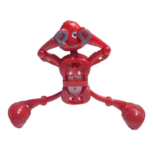 Ball-Roboter mit Springseil, tragbar, ideal für Kinder, lustiges Spielzeug mit Seilmechanismus, perfekt für Geschenke und interaktiver Spaß von Nixieen