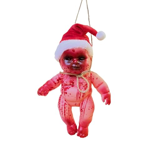 Wiedergeburts-Zombie-Puppe – gruseliges Zombie-Spielzeug, gruseliges Halloween-Baby | Realistische Untoten-Figuren-Dekoration, gruselige Horror-Puppe, Spukhäuser, unheimliche Figuren-Requisite für Par von Nixieen