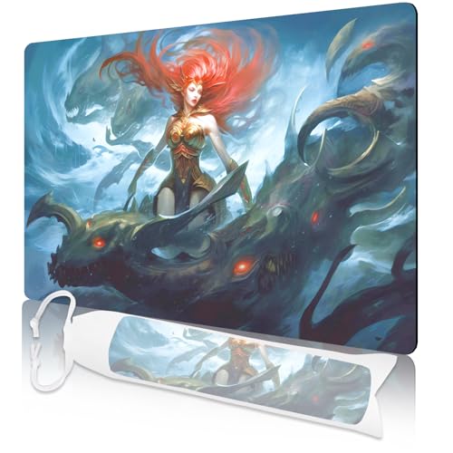 MTG Playmat, Playmats for MTG TCG 61.0 cm x 35.6 cm Play Mat with Free Storage Bag for Cards Game Play Waterproof and Non-Slip Gaming Playmat von Nkddert