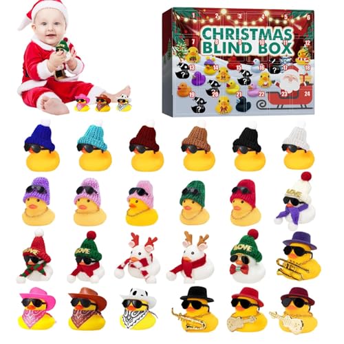 Advent Calendar 2024 | Christmas Duck Advent Calendar | Christmas 2024 Advent Calendar | 24 Festive Rubber Duck Bath Toys for Kids | Ideal for Holiday Parties and Creative Countdownsr von Nkmujil