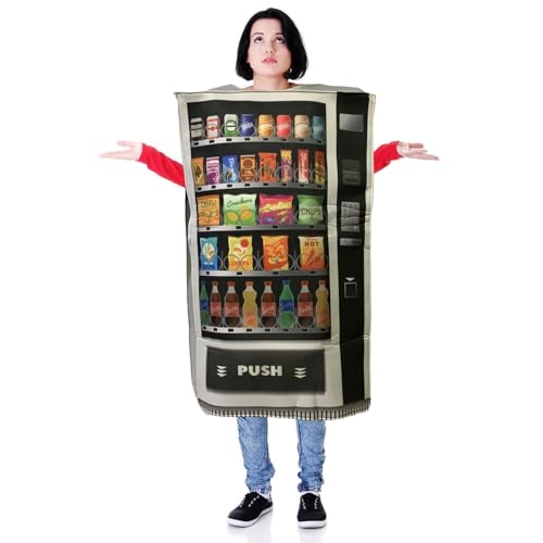 Automatenkostüm für Erwachsene | Automaten-Snack-Food-Outfits | Verkaufsautomaten Cosplay | Einzigartige Weihnachtsparty-Kostüme für Erwachsene, kreative Weihnachtsparty-Kleidung für Erwachsene, von Nkmujil