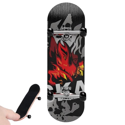 Finger-Skateboards | Finger-Skateboards-Set | Fingerboards Skateboards | Fingerspielzeug-Skateboard, Mini-Skateboard mit Sammelmotiven, Mini-Skateboard für Teenager, Fingerboards für Freestyle-Skating von Nkmujil