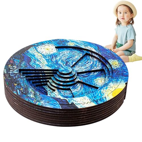 Künstlerische Puzzle-Sets | Berühmte Maler-Rätsel | Ikonische Künstlerpuzzles, Meisterwerk-Puzzles, 255-teilige 3D-Kunstpuzzles | 7-Schichten-Puzzle, Lernspielzeug für Jugendliche ab 14 Jahren von Nkmujil