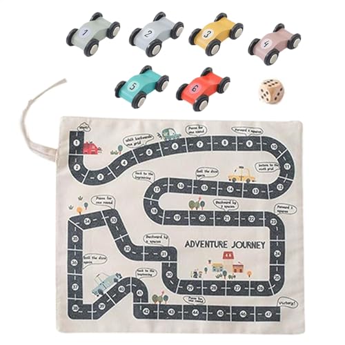 Leinwand Auto Spielzeug Set, Race Truck Spielzeug, Kid Vehicle Race Play Set, Feinmotorik Entwicklung, Logisches Denken Lernen für Kleinkind, Spiel, Stabiles von Nkmujil