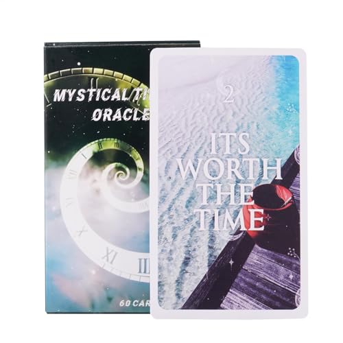 Mystical Oracle Tarot Cards, Fortune Telling Divination Deck, Spiritual Insight & Guidance Game (78 Cards), Meditation Tool for Friends Gathering von Nkmujil