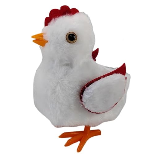 Nkmujil Chicken Doll Toy, Electronic Chicken Toy, Plush Chicken with Sounds, Jumping Flapping Wings Toy, Interactive Plush Toy, Toddler Chicken Doll, Sound and Movement Toy, Fun Chicken for Kids von Nkmujil