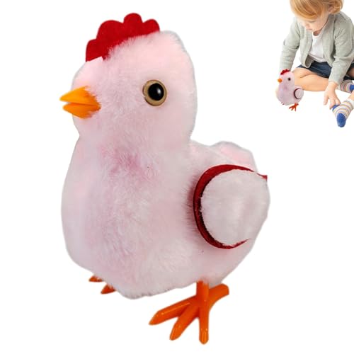 Nkmujil Chicken Doll Toy, Electronic Chicken Toy, Plush Chicken with Sounds, Jumping Flapping Wings Toy, Interactive Plush Toy, Toddler Chicken Doll, Sound and Movement Toy, Fun Chicken for Kids von Nkmujil