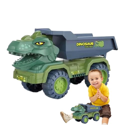 Nkmujil Dinosaur Truck Toys, Animal Carrier Transport Vehicle, Fun Vehicle Carrier Car Toys for Kids, Perfect Dinosaur Transporter Truck for Dinosaur Transporter Truck, Kids Animal Carrier Toy von Nkmujil