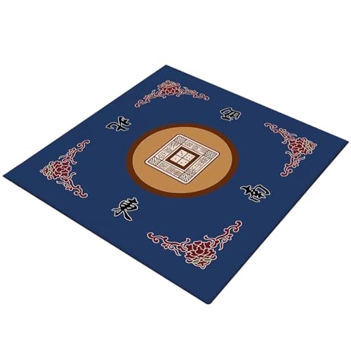 Nkmujil Mahjong Game Mat, Mahjong Table Cover, Mahjong Cloth, 80x80cm Mahjong Tablecloth, Anti-Slip Mahjong Cover, Wear-Resistant Table Protector for Mahjong Poker Cards von Nkmujil