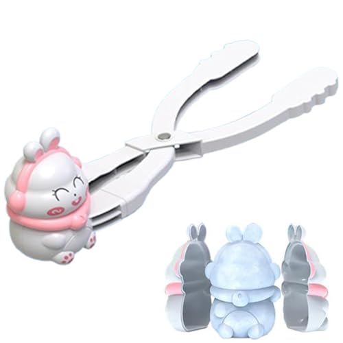 Nkmujil Outdoor Play Snow Ball Maker Clips, Dinosaur Bunny Snow Ball Clamps Tool, Ideal for Kids Winter Fun and Snow Sand Molding Activities, Enhance Outdoor Play with Creative Snow Toys von Nkmujil