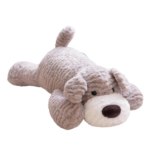 Nkmujil Soft Animal Plush Toys, Huggable Plush Animals, Cozy Stuffed Animal Toys, Adorable Stuffed Dog Toy 11.81" for Kids Children Boys and Girls Home Couch Bedroom Display (Brown, Black, Cream) von Nkmujil