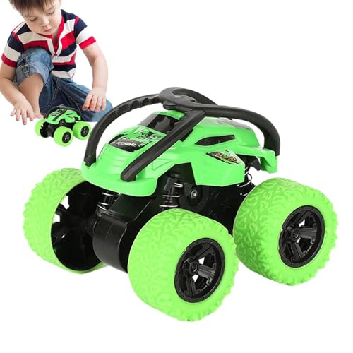 Nkmujil Stunt Pull Back Car for Boys, Friction-Powered Push-and-Go Double-Sided Vehicle, Small Four-Wheel Drive Stunt Car, Inertial Off-Road Rolling Toy, Ideal for Kids' Playtime von Nkmujil