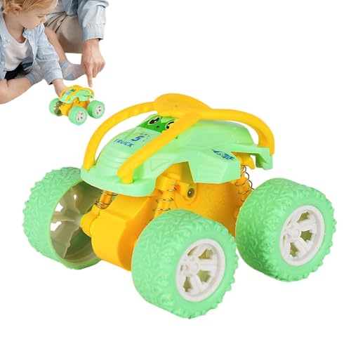 Nkmujil Stunt Pull Back Car for Boys, Friction-Powered Push-and-Go Double-Sided Vehicle, Small Four-Wheel Drive Stunt Car, Inertial Off-Road Rolling Toy, Ideal for Kids' Playtime von Nkmujil