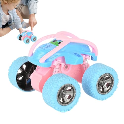 Nkmujil Stunt Pull Back Car for Boys, Friction-Powered Push-and-Go Double-Sided Vehicle, Small Four-Wheel Drive Stunt Car, Inertial Off-Road Rolling Toy, Ideal for Kids' Playtime von Nkmujil