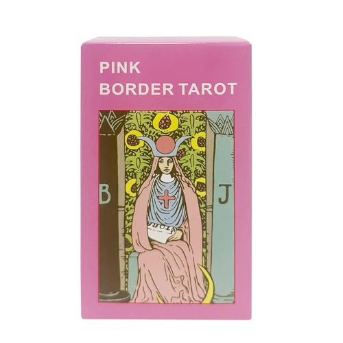 Nkmujil Tarotkarten, Schicksals-Wahrsagungstarot, Anfänger-Tarot Deck, Familien-Tarotspiel, 78 Karten Tarot-Set, Tisch-Tarot Deck, spirituelles Wahrsagen-Deck, Tarot-Brettspiel, von Nkmujil