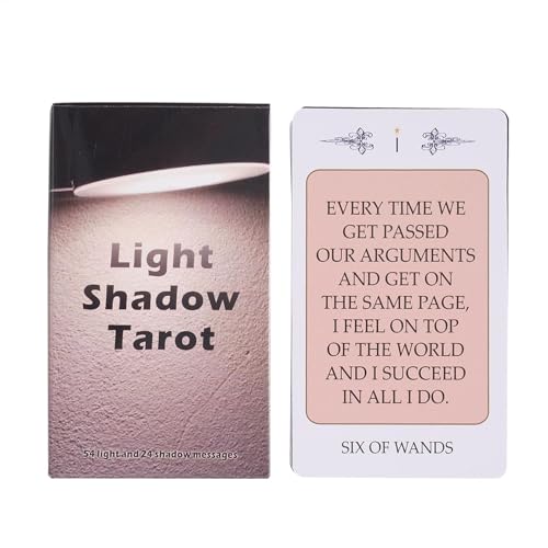 Nkmujil Wahrsagung Tarot, 78 Karten Tarot Deck, Orakel Tarotkarten, Wahrsagung Tarot Deck, Tarotspiel, Anfänger Tarotdeck, Spirituelle Tarotkarten, Unterhaltung Tarotkarten von Nkmujil