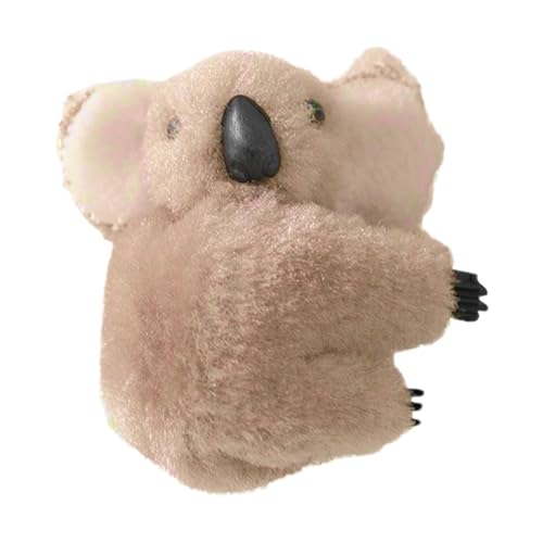 Plüsch-Koala-Auto-Dekoration – niedliches kleines Koala-Plüschtier, Auto-Armaturenbrett-Ornament, Rucksack-Taschen-Charm, Auto-Mittelkonsole, Ornament für Auto und Zuhause von Nkmujil