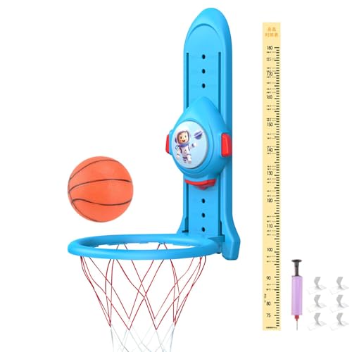 Wandmontierte Basketball-Rückwände | Höhentraining Touch Counter | Touch-Hochsprungzähler, 2-in-1 verstellbarer Hochsprungzähler mit Sprach- und Lichtfunktionen für Jungen und Mädchen zum Spielen im I von Nkmujil