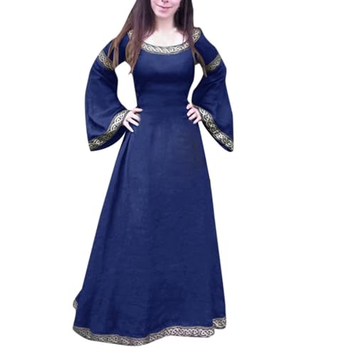 Nlaayong Mittelalter Kleid Renaissance mit Trompetenärmel Party Kostüm bodenlang Boho Rollenspiele Vintage Retro Costume Cosplay Damen Nlaayong Mittelalter Kleid Renaissance mit Trompetenärmel Party Kostüm bodenlang Boho Rollenspiele Vintage Retro Costume Cosplay Damen von Nlaayong