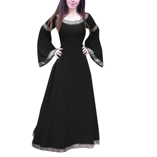 Nlaayong Mittelalter Kleid Renaissance mit Trompetenärmel Party Kostüm bodenlang Boho Rollenspiele Vintage Retro Costume Cosplay Damen Nlaayong Mittelalter Kleid Renaissance mit Trompetenärmel Party Kostüm bodenlang Boho Rollenspiele Vintage Retro Costume Cosplay Damen von Nlaayong