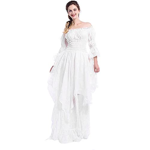 Nlaayong Viktorianisches Kleid Renaissance Kostüm Frauen Gothic Hexenkleid Mittelalterliches Hochzeitskleid Halloween-Karnevalskleid Nlaayong Viktorianisches Kleid Renaissance Kostüm Frauen Gothic Hexenkleid Mittelalterliches Hochzeitskleid Halloween-Karnevalskleid von Nlaayong