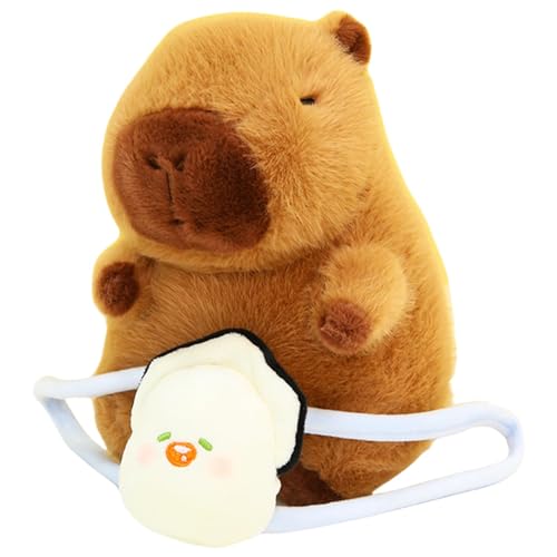 Nlrlo Capybara Plüschtier, Capybara Plüschtier | Plüschtiere - Plüschkissen, Capybara Plüschtier, Kuscheltier Plüschpuppe, 22 cm von Nlrlo