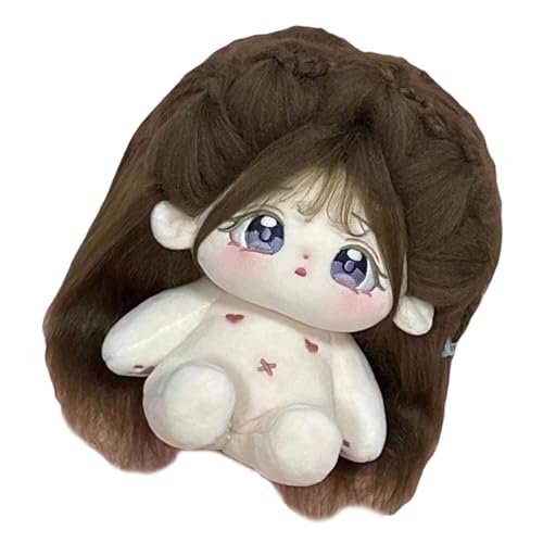Nmkeqlos Puppenmädchen gefüllt, süße Baumwollpuppe | Süßes Baumwollpuppenspielzeug für Mädchen - Sammelfiguren, Tischpuppen-Ornamente, veränderbar für Schlafsaal, Arbeitszimmer von Nmkeqlos