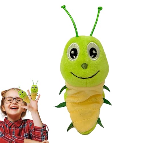 Nmkeqlos Tierhandpuppen,Tierpuppen für Kinder,Marienkäferpuppen - Handpuppen, niedliche Marienkäfer-Puppen, Spielzeug, Plüschpuppen-Geschichtenspielzeug für Kinder im Alter von 1–3 Jahren von Nmkeqlos