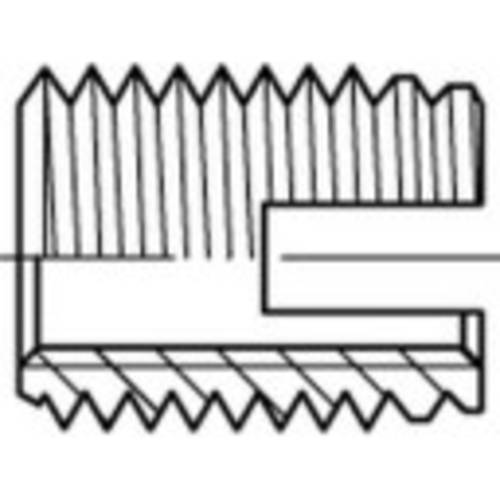 Alstertaler Schrauben & Präzisionsteile 1070023 Gewindeeinsätze M3 6mm 50St. von Alstertaler Schrauben & Präzisionsteile