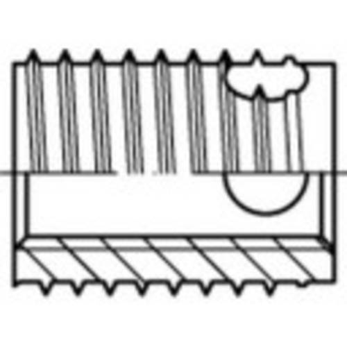 Alstertaler Schrauben & Präzisionsteile 1070032 Gewindeeinsätze M5 7mm 50St. von Alstertaler Schrauben & Präzisionsteile